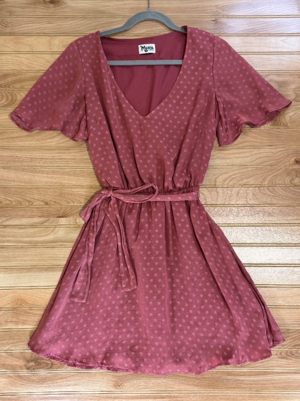 Show Me Your Mumu Pink Polka Dot Dress - XS